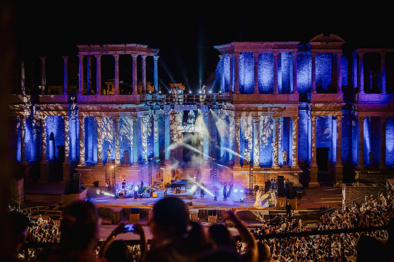 Concierto de Niña Pastori en el Teatro Romano