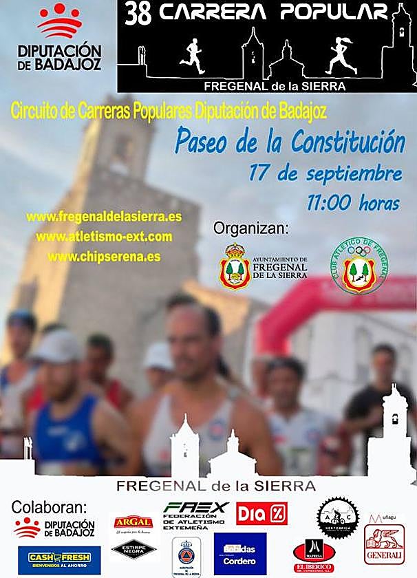 Este septiembre vuelve la Carrera Popular de Fregenal de la Sierra