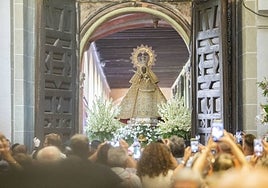 Virgen de Guadalupe el año pasado el día de la patrona de Extremadura.