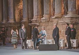 Acto de entrega de Medallas de Extremadura en 2022.