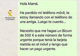 La Guardia Civil de Cáceres alerta del timo del familiar en apuros