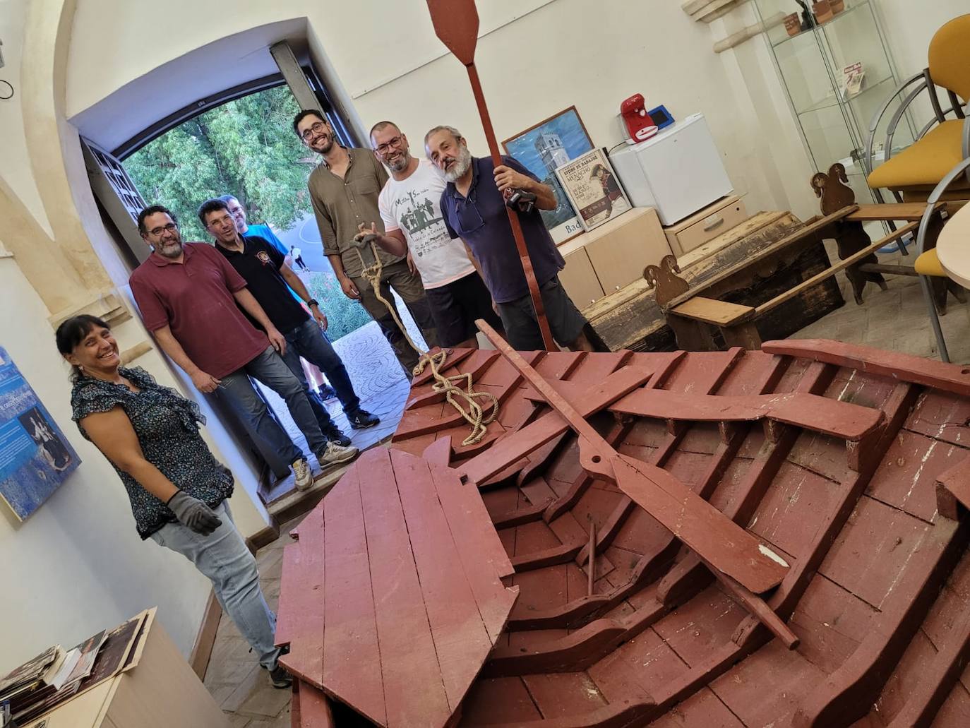 Así eran las antiguas barcas del Guadiana