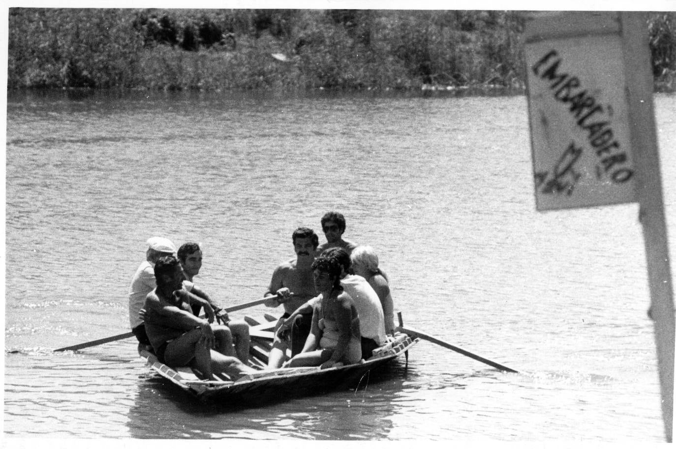 Así eran las antiguas barcas del Guadiana