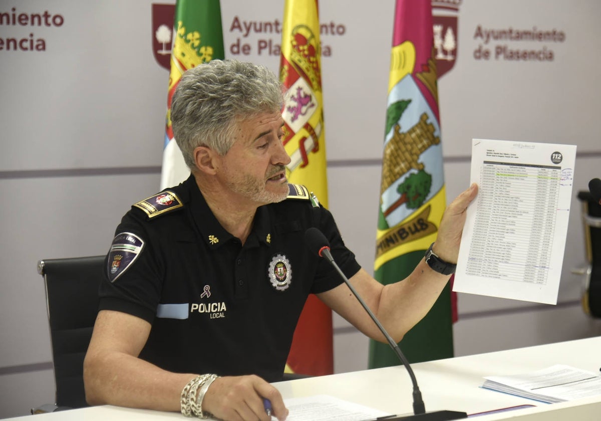 Enrique Cenalmor, en una de sus últimas comparecencias en rueda de prensa.