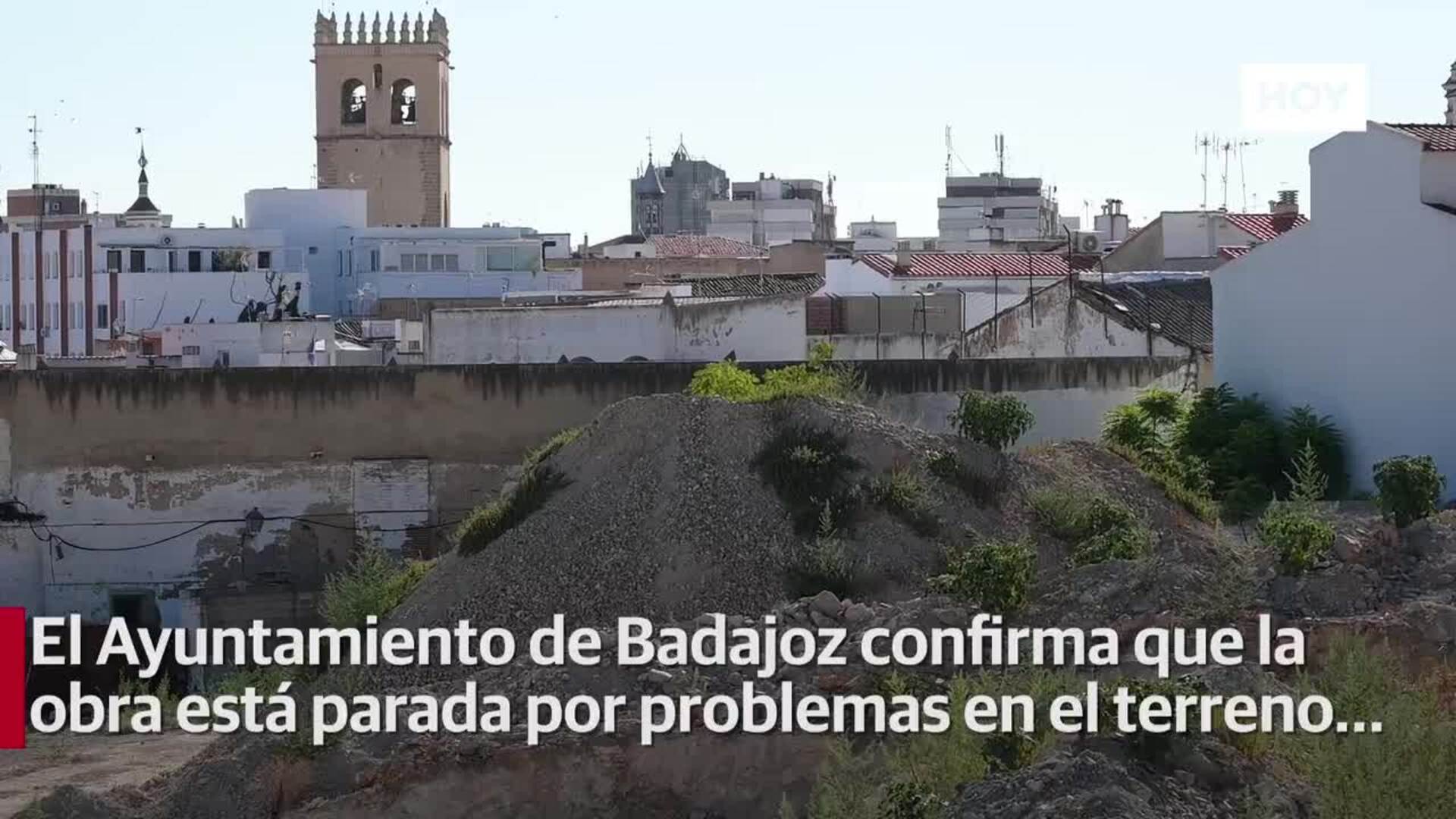 La obra del Campillo de Badajoz se detiene
