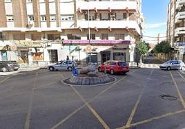 Rotonda en la que ha tenido lugar el accidente.