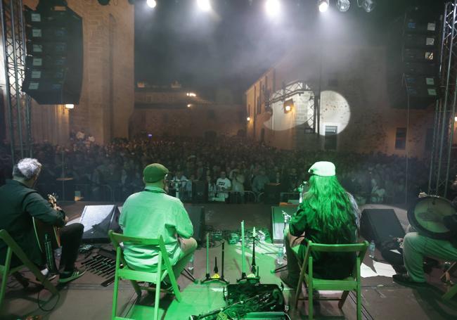 Conciertos del Iris Fleadh anoche en Cáceres.