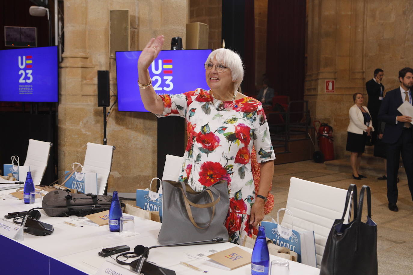 Primera reunión de los ministros de Cultura de la UE en Cáceres