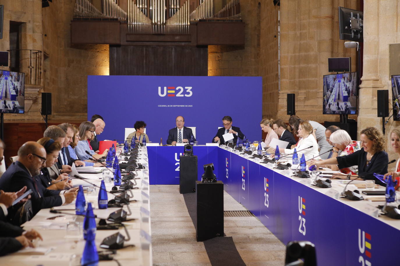 Primera reunión de los ministros de Cultura de la UE en Cáceres