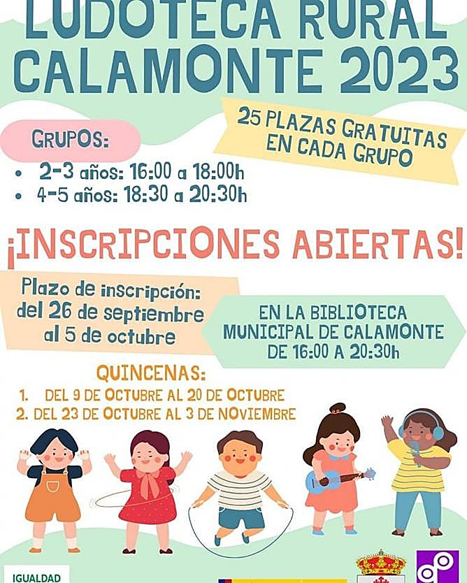 Inscripciones para la Ludoteca Rural