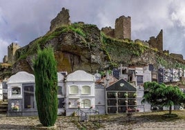 El cementerio de Montánchez, en donde fue enterrado Andrés G. L. en diciembre de 1914.