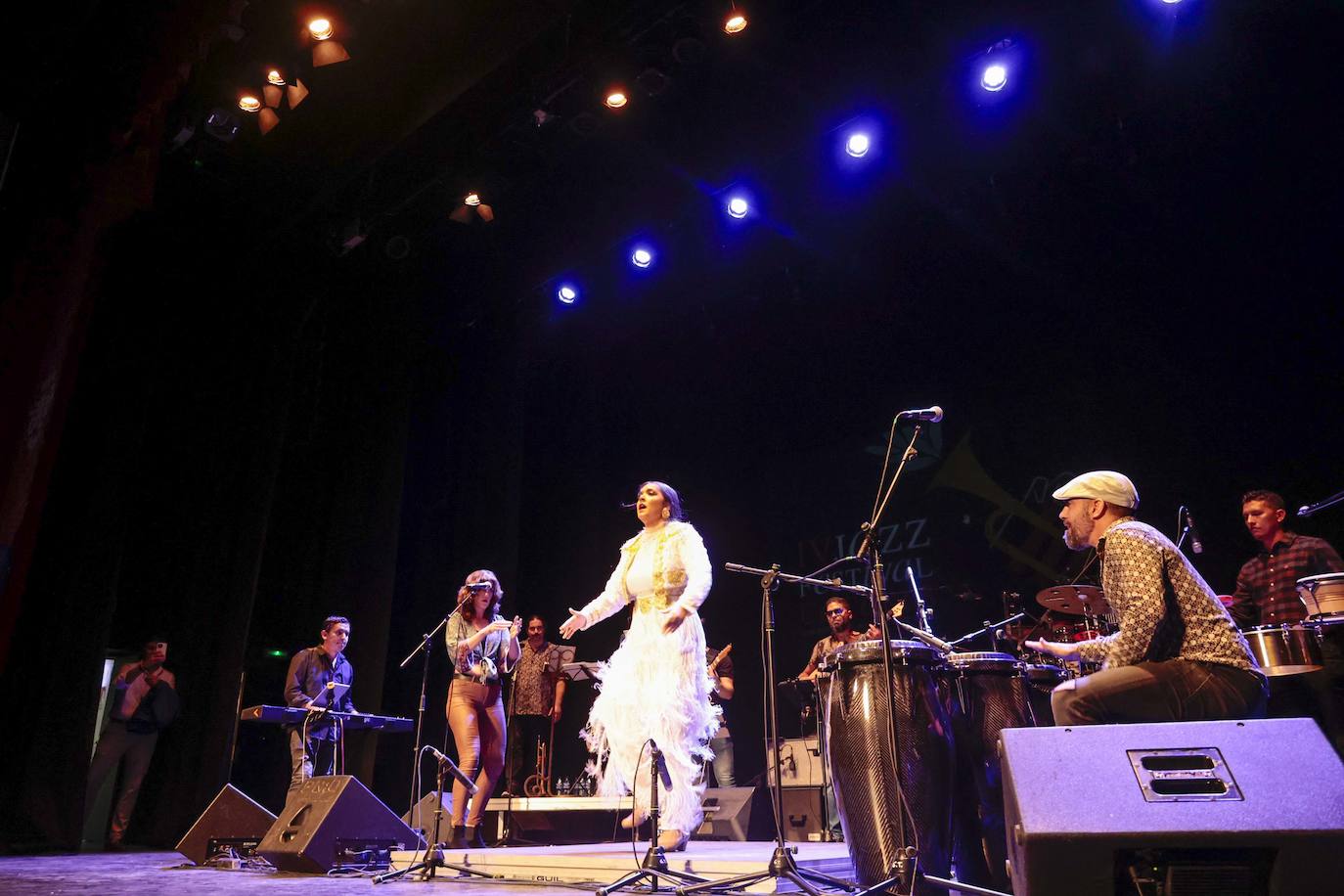 El grupo Patax actuó el jueves en el Gran Teatro de Cáceres, en el marco del festival de jazz. 