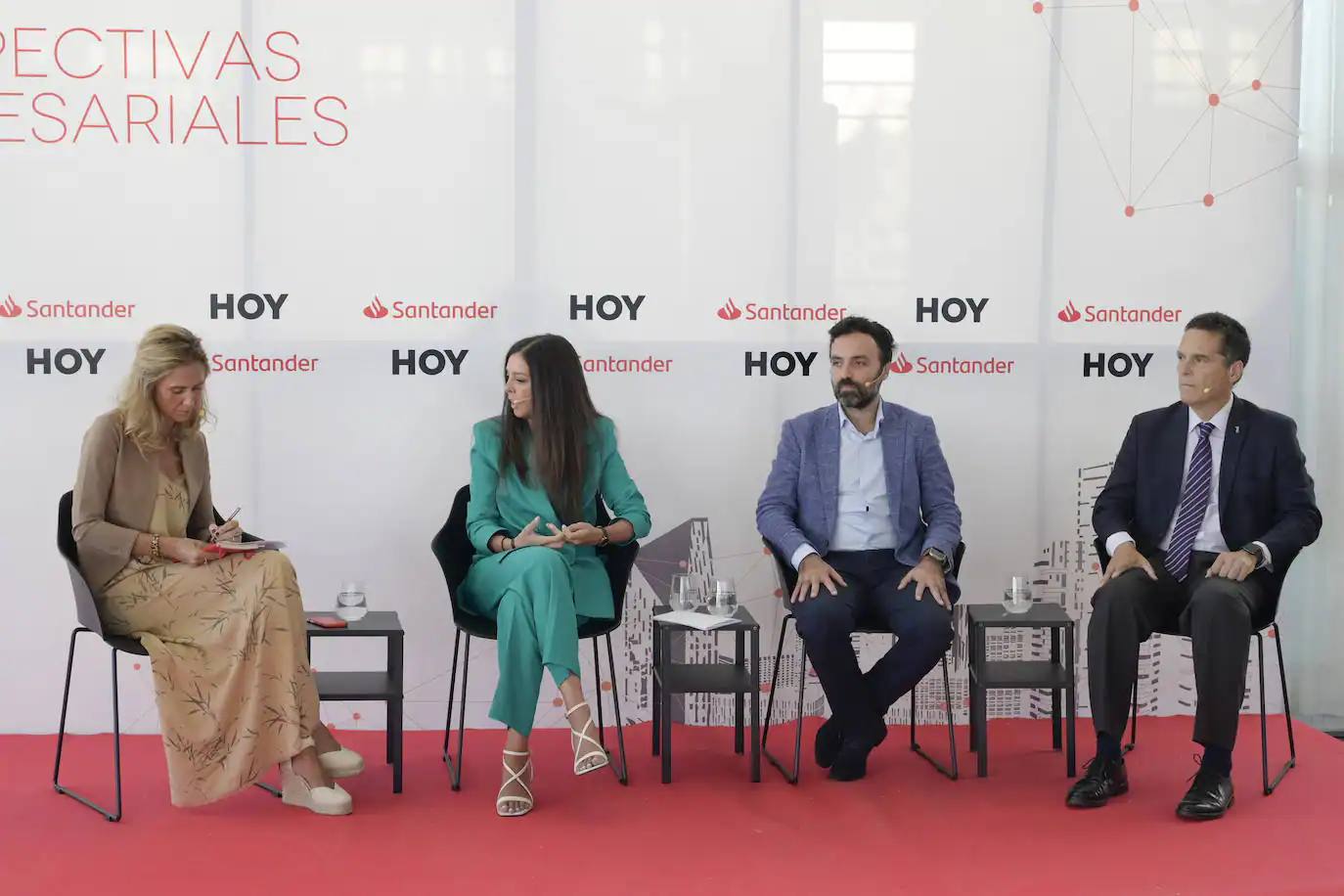 Isabel Puig, Celina Pérez, Miguel Ángel Leal y Agustín García.