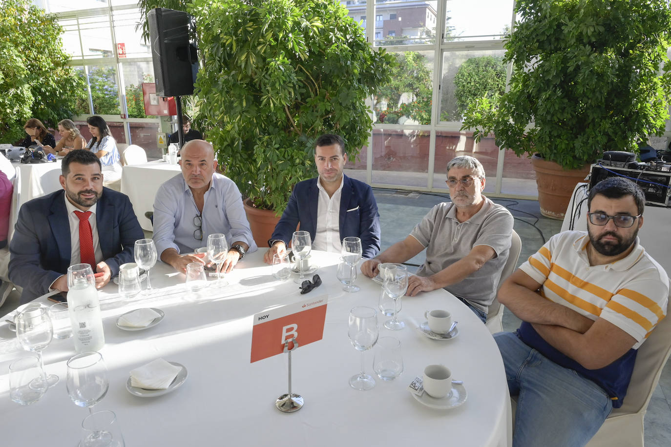 Raúl Méndez, José Manuel Méndez, José Manuel Jiménez, Ismael Quiñones y José María Ferreiro.