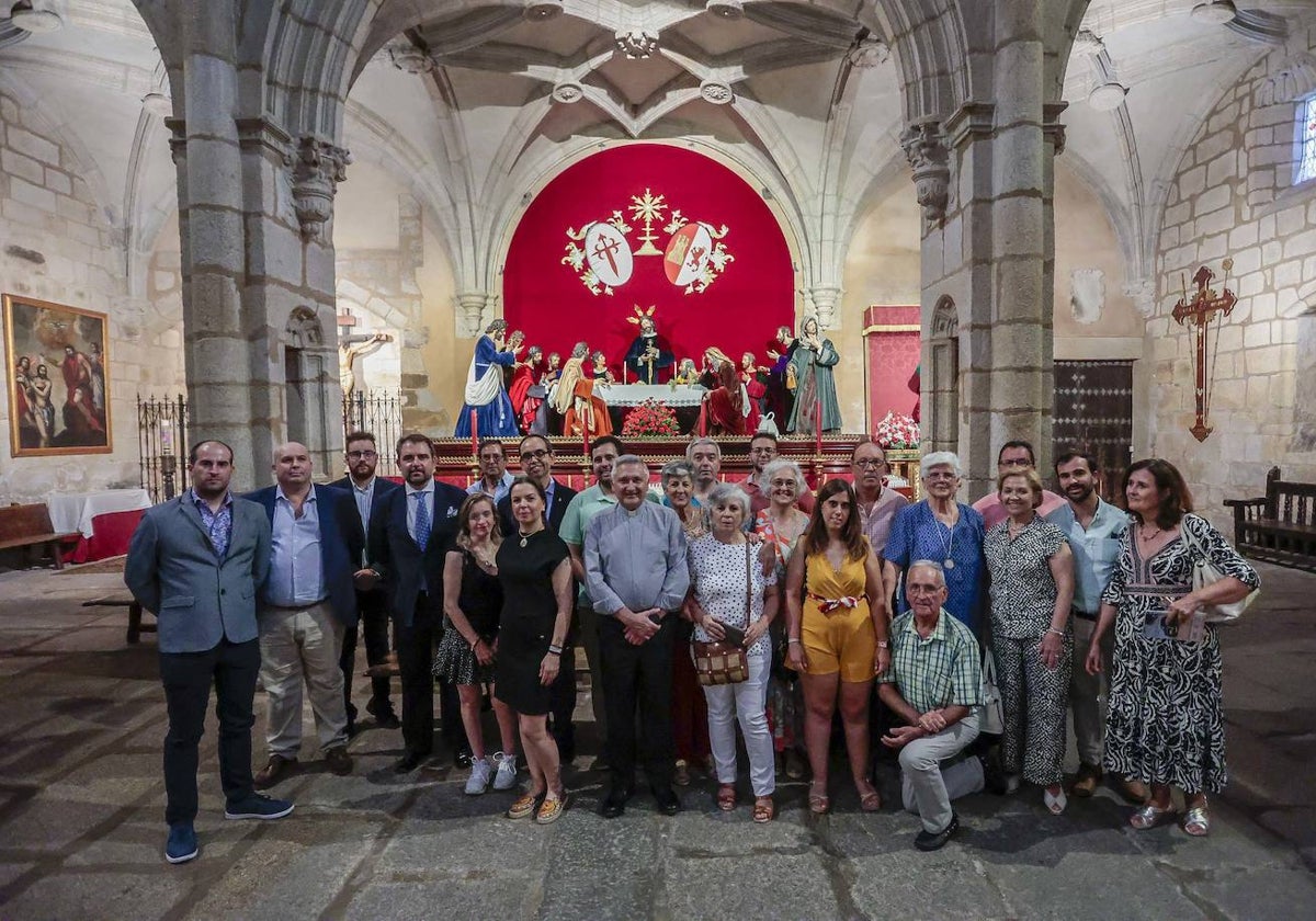 Participantes en la jornada dedicada al imaginero Dubé de Luque.