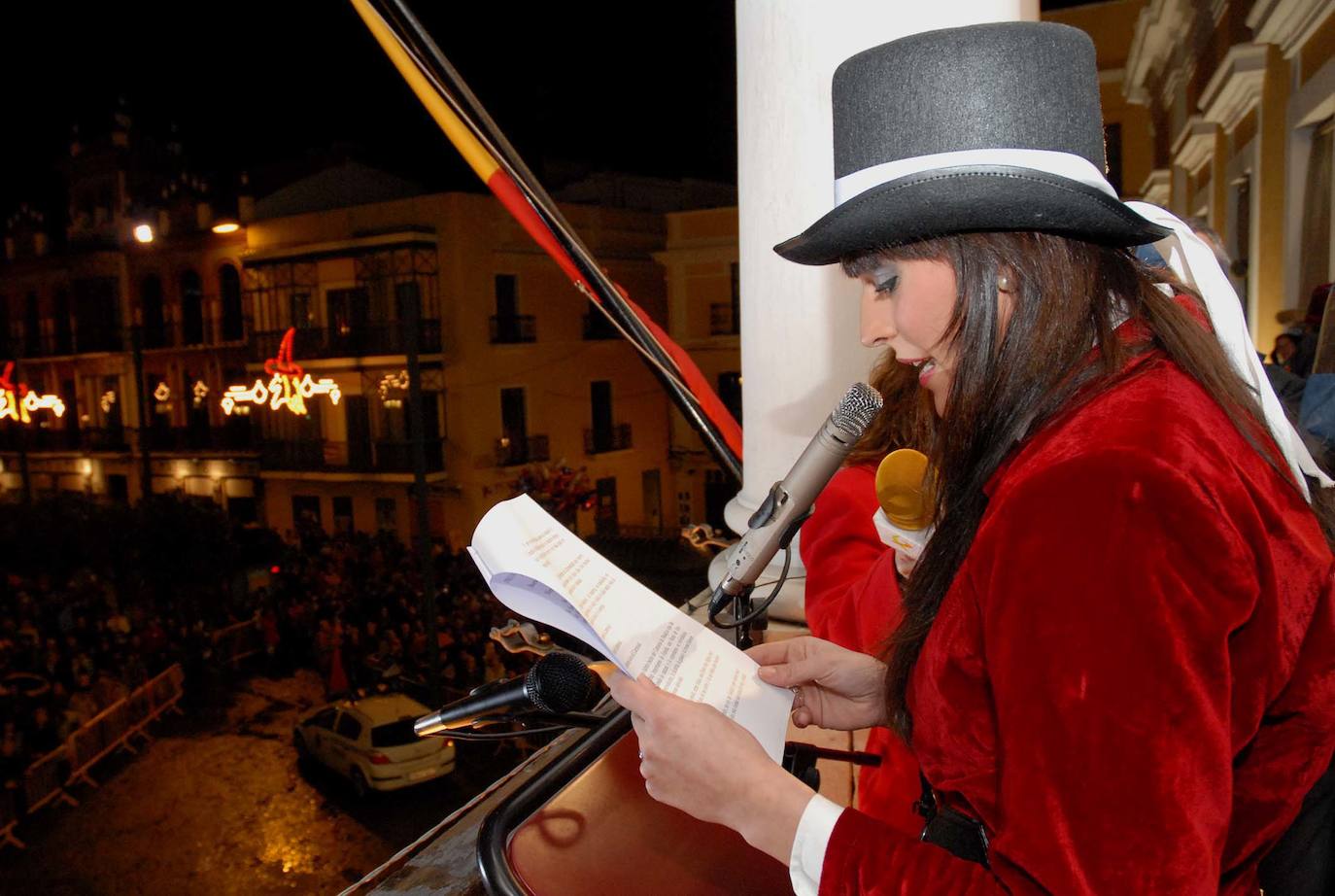 Pregoneros del Carnaval de Badajoz a lo largo de los años