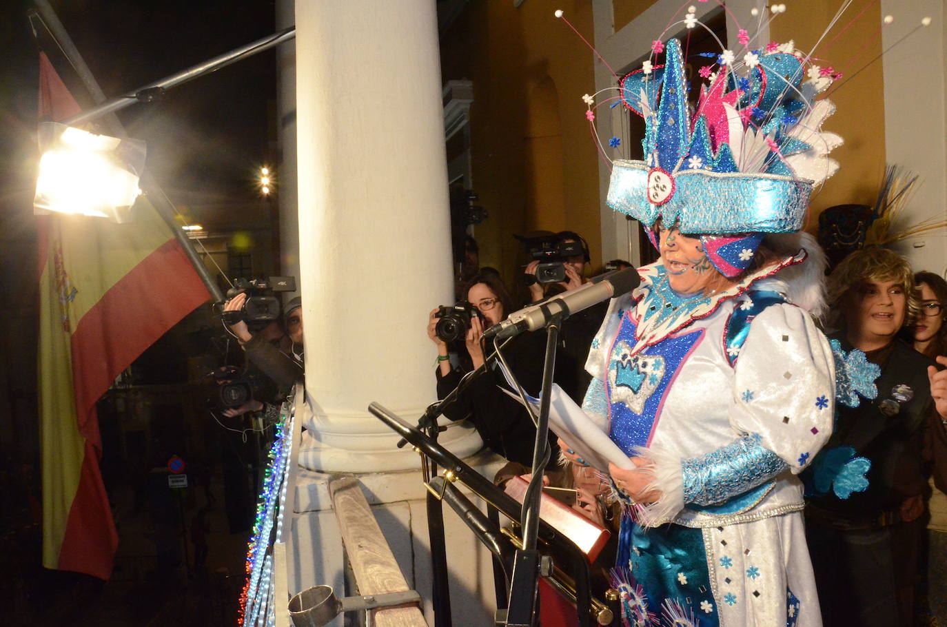 Pregoneros del Carnaval de Badajoz a lo largo de los años