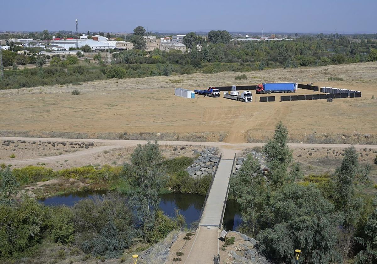 Perímetro donde se celebrará el Festival 'Lo+90' en El Pico.