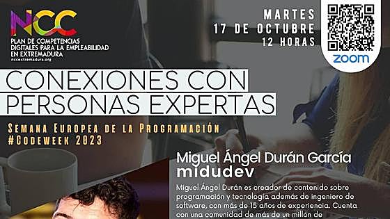 El NCC de Calamonte acoge un encuentro por Zoom con Miguel Ángel Durán