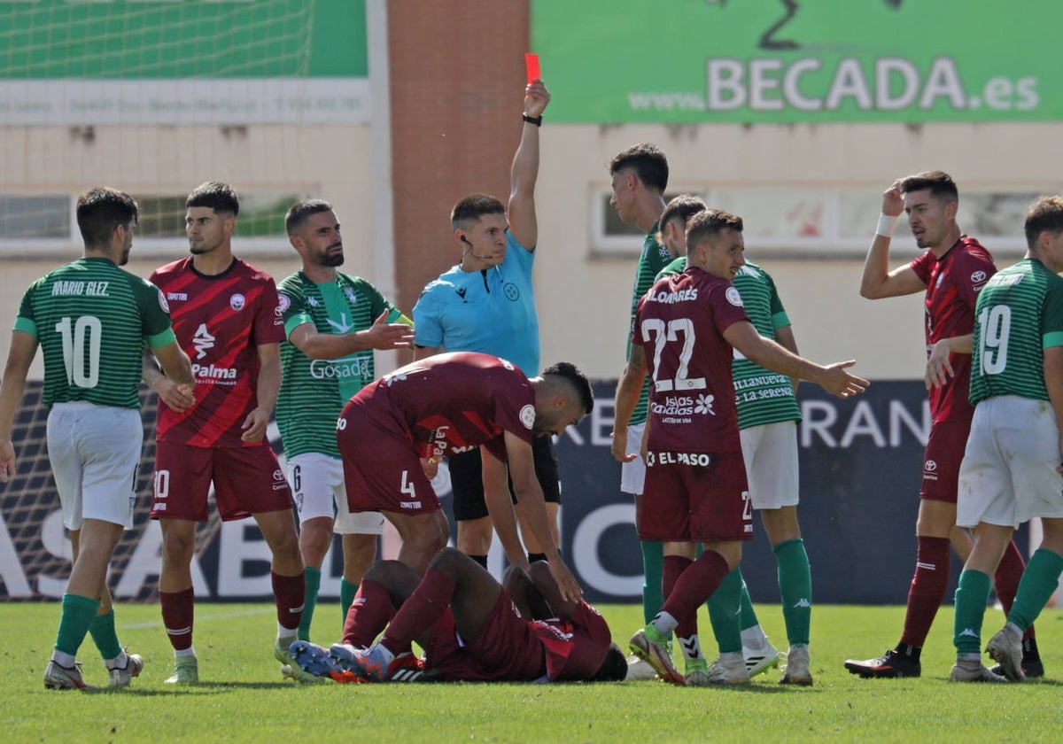 Samu Hurtado se perderá el partido tras su expulsión del pasado domingo.