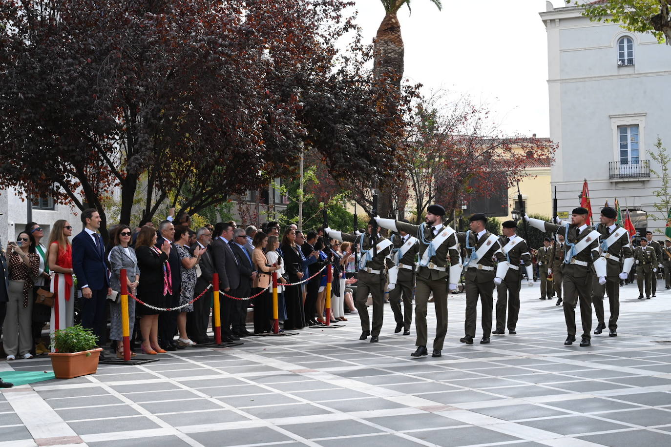Imágenes del homenaje militar en San Francisco