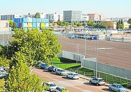 El parking pendiente de apertura.