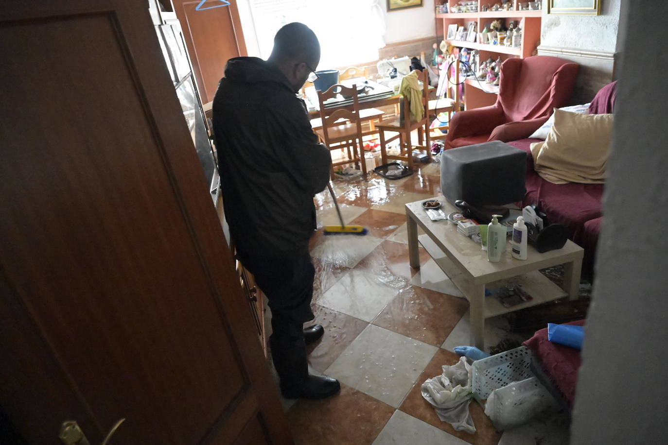 Badajoz: El barrio de Las Moreras sufre los efectos del temporal