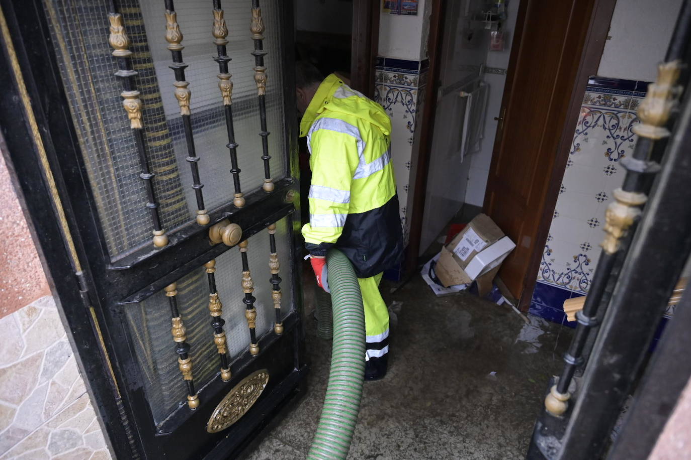 Badajoz: El barrio de Las Moreras sufre los efectos del temporal