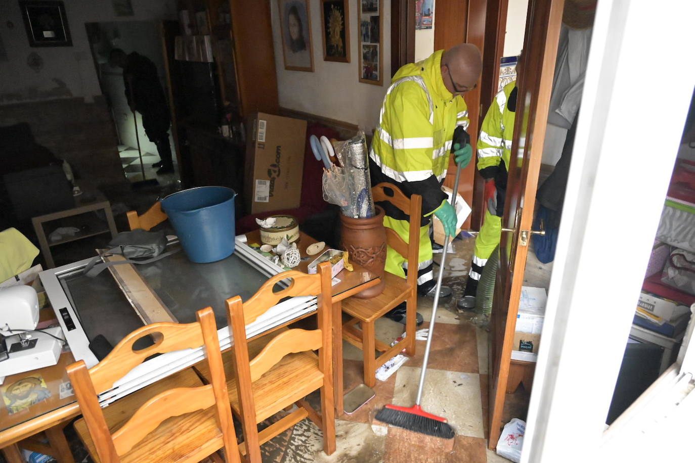 Badajoz: El barrio de Las Moreras sufre los efectos del temporal