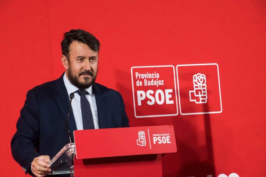 Rafael Lemus, secretario general del PSOE en la provincia de Badajoz.