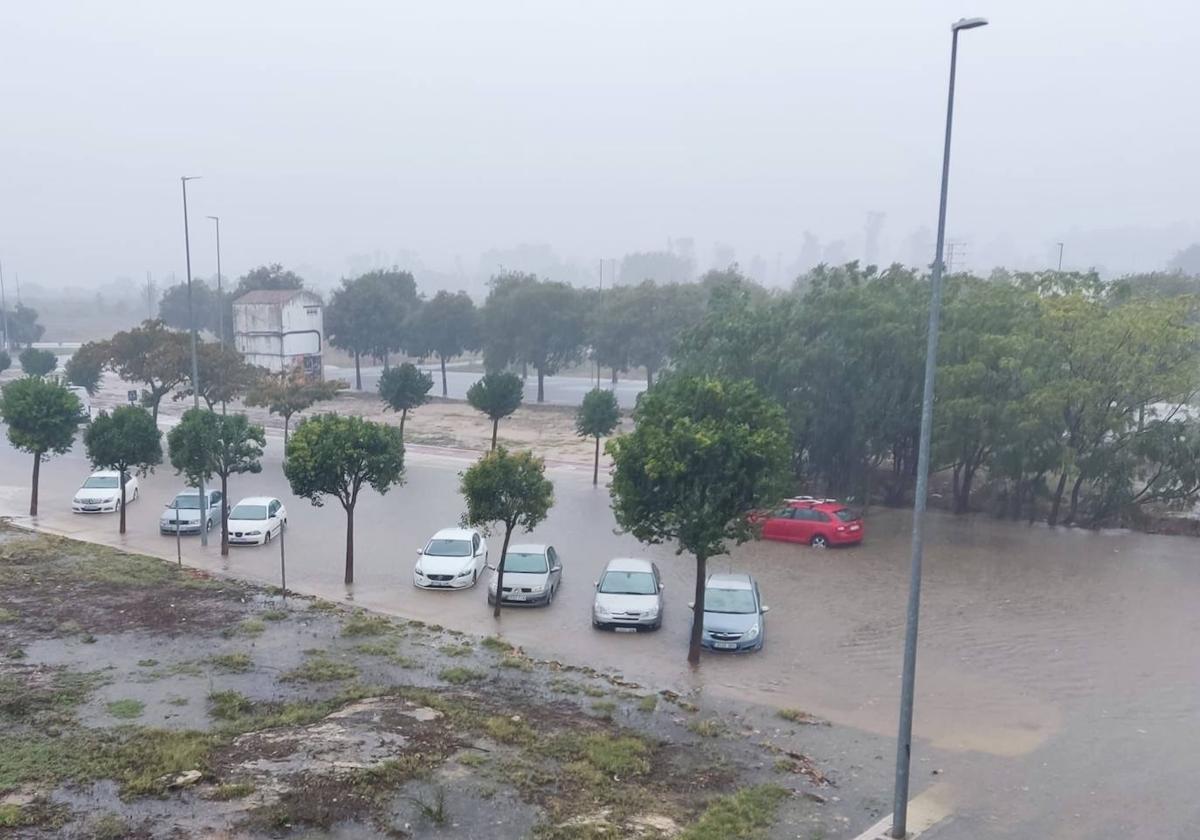 La borrasca Aline mantiene en vilo a Extremadura