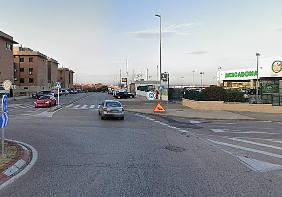 Zona en la que tuvo lugar el atropello este jueves.