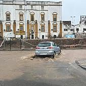 Badajoz cerrará los parques por la nueva alerta de lluvia y viento