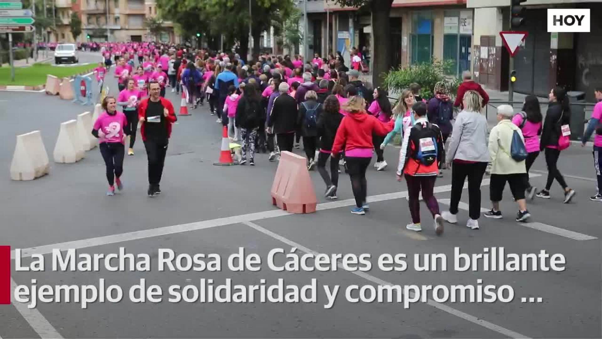 Marcha Rosa en Cáceres