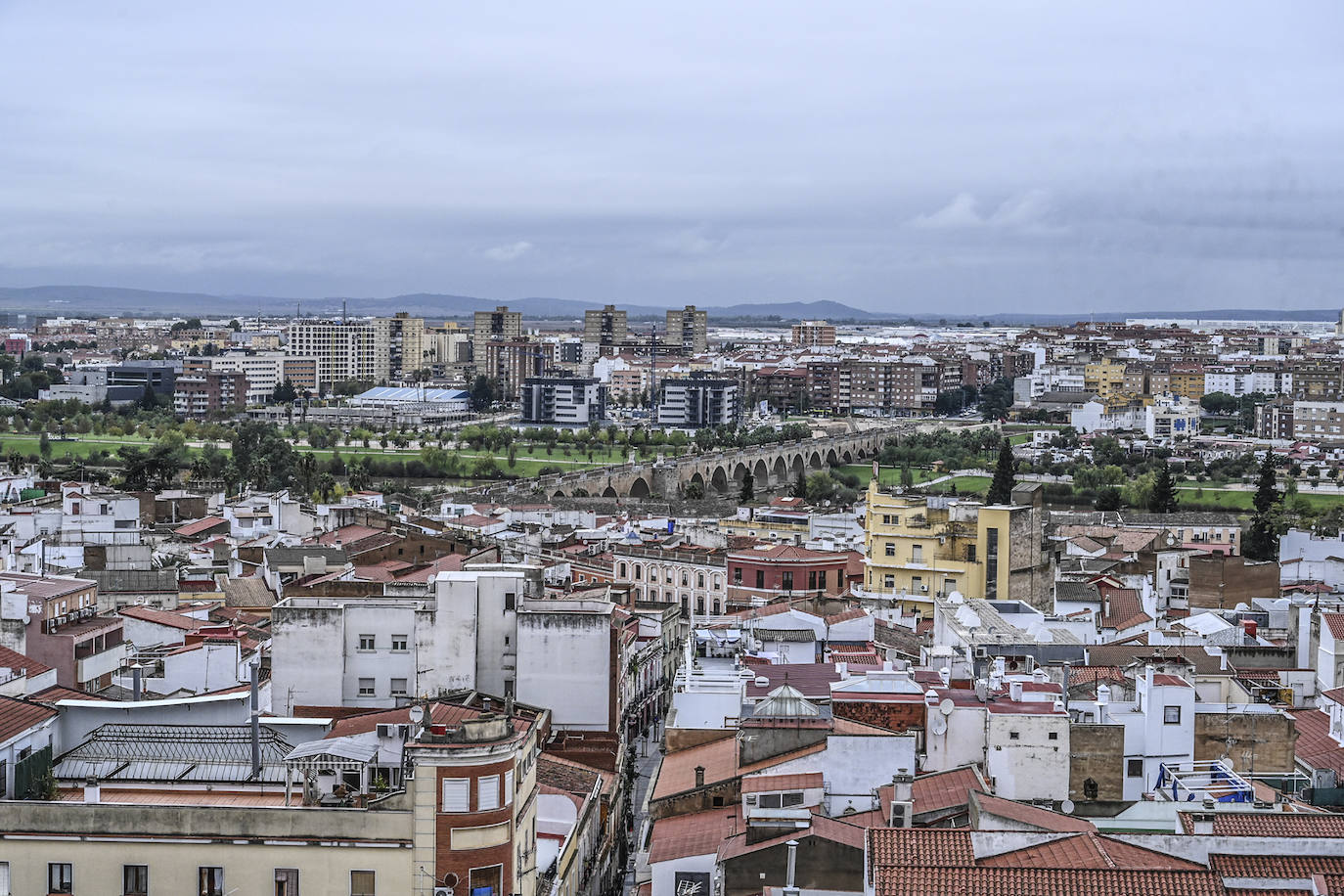 Así se ve Badajoz desde la torre de la catedral