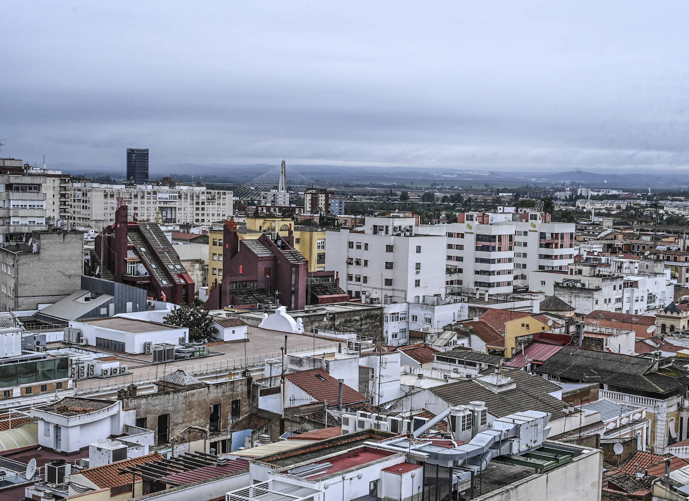 Así se ve Badajoz desde la torre de la catedral