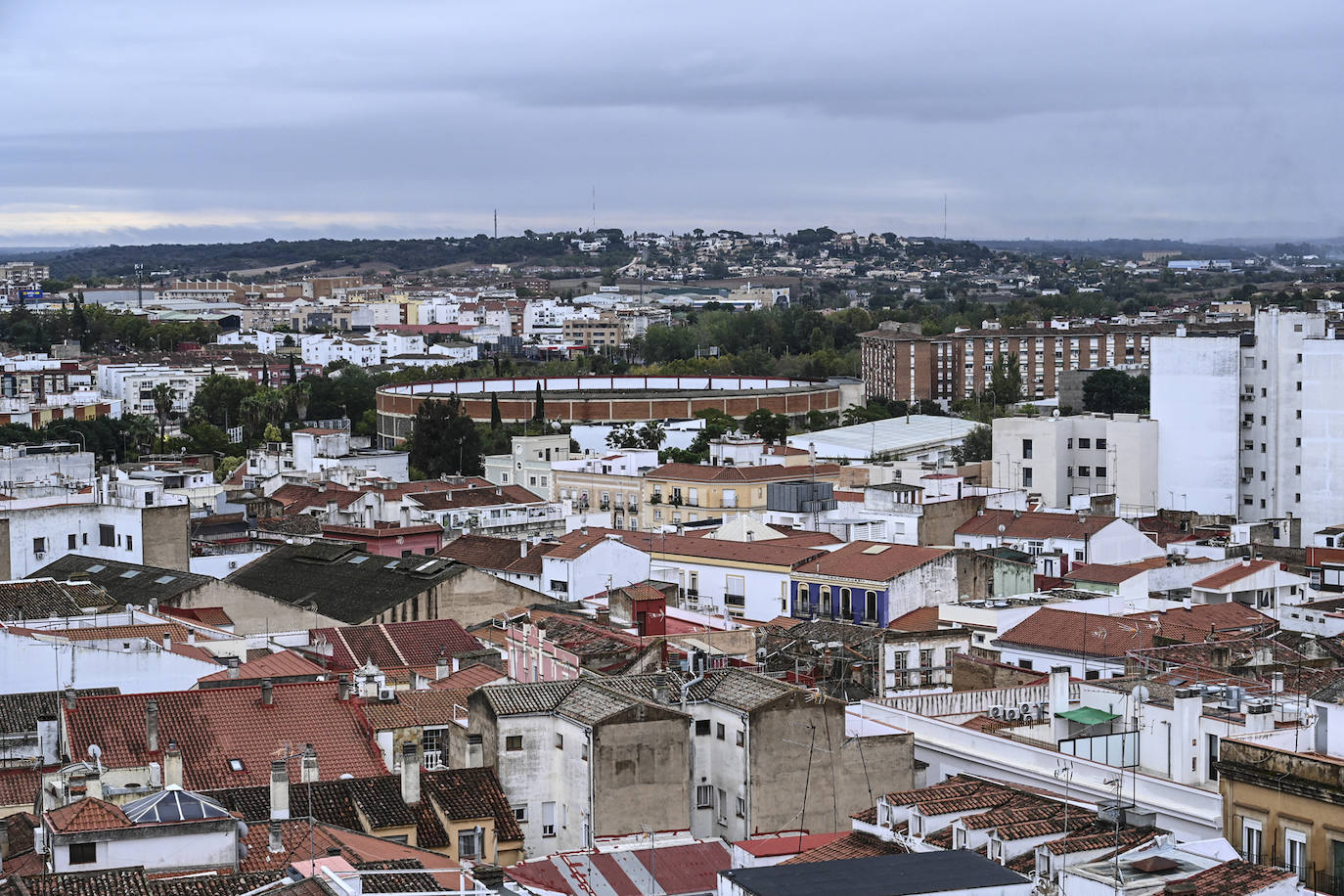 Así se ve Badajoz desde la torre de la catedral