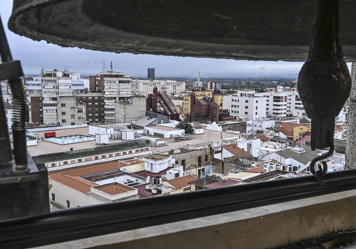 Así se ve Badajoz desde la torre de la catedral