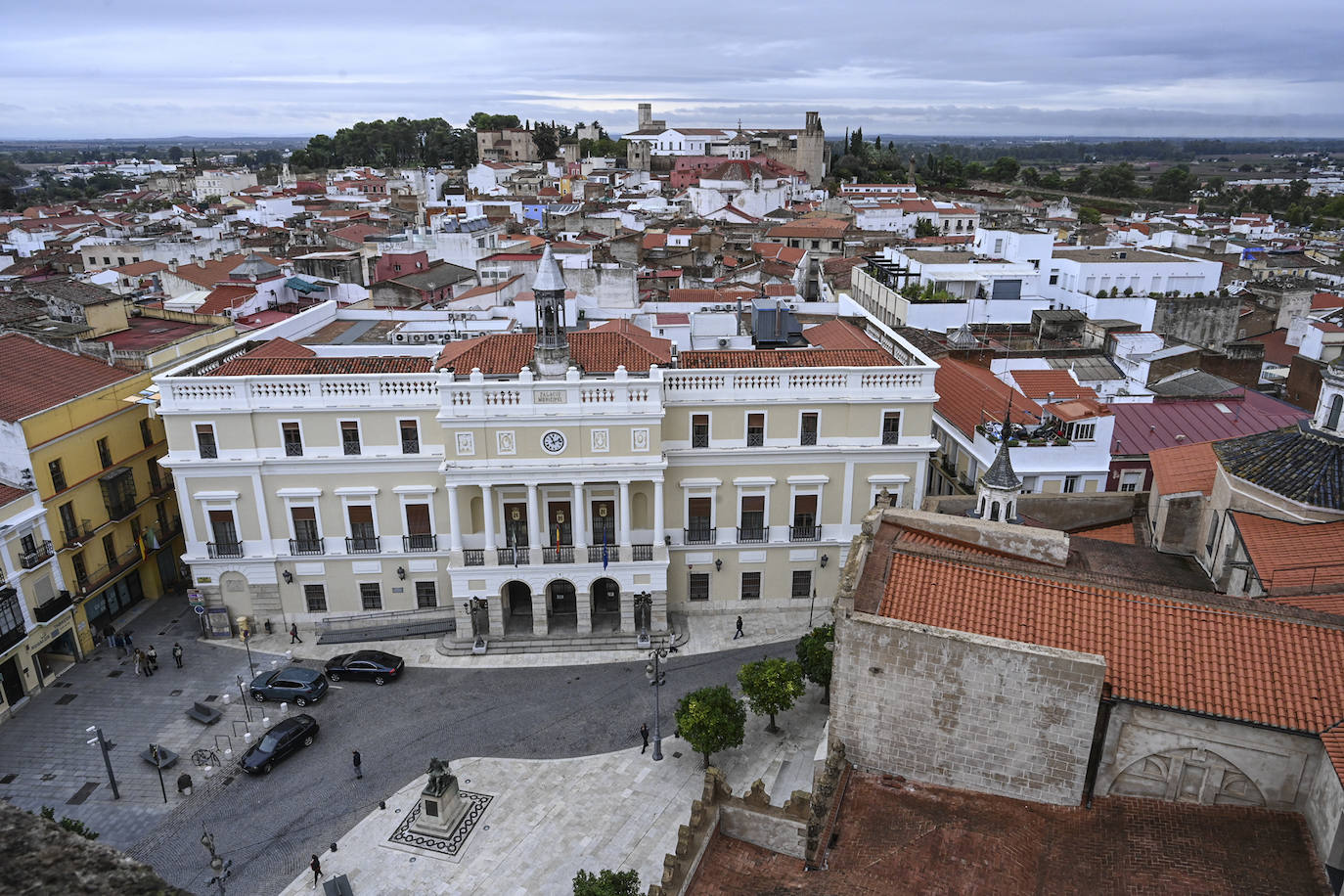 Así se ve Badajoz desde la torre de la catedral