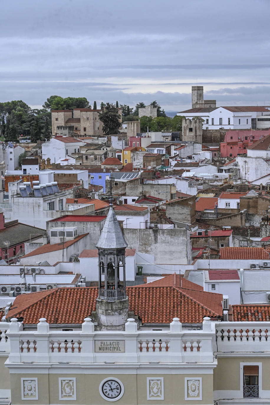 Así se ve Badajoz desde la torre de la catedral