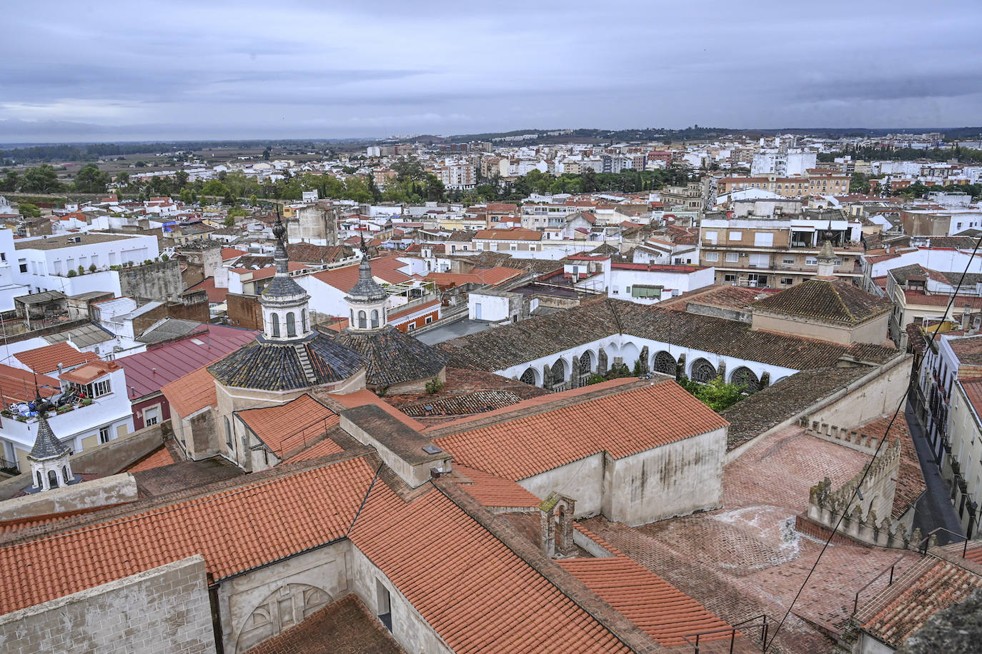 Así se ve Badajoz desde la torre de la catedral