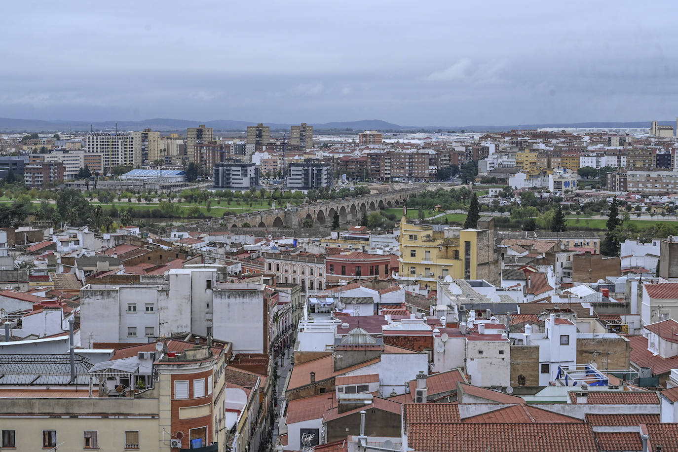 Así se ve Badajoz desde la torre de la catedral