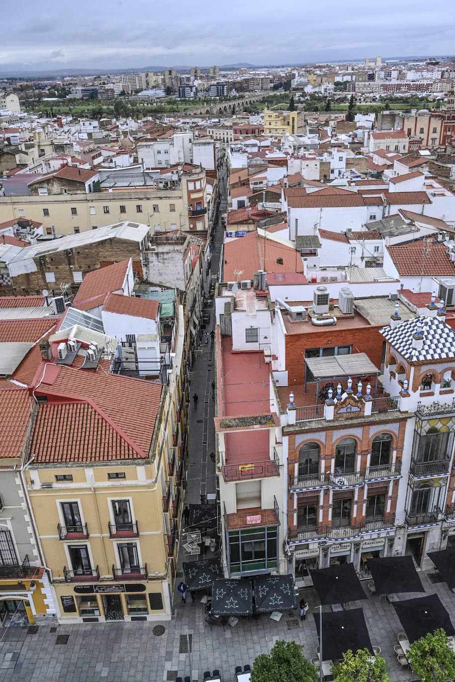 Así se ve Badajoz desde la torre de la catedral (II)