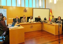 Primera reunión del grupo técnico que se ha celebrado este miércoles en Plasencia.