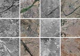 Así han cambiado las principales ciudades de Extremadura vistas desde el aire