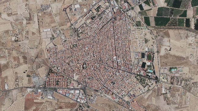 Imagen después - Así han cambiado las principales ciudades de Extremadura vistas desde el aire