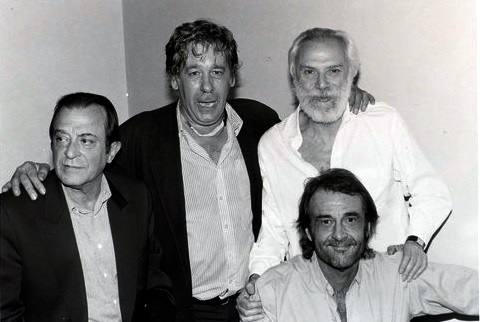 Año 1994. En la imagen José Agustín Goytisolo, Paco Ibáñez, Mustaki y Aute.