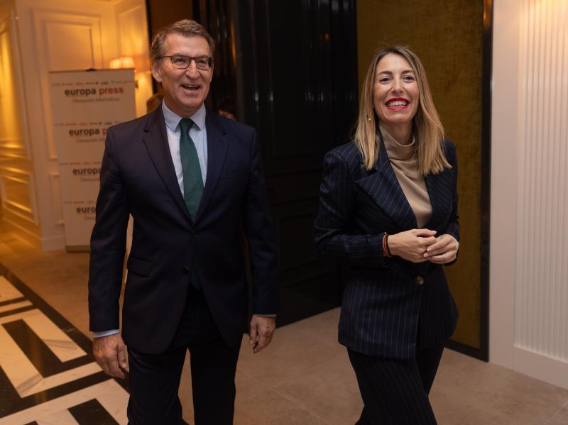 Asistentes al desayuno de María Guardiola en Madrid