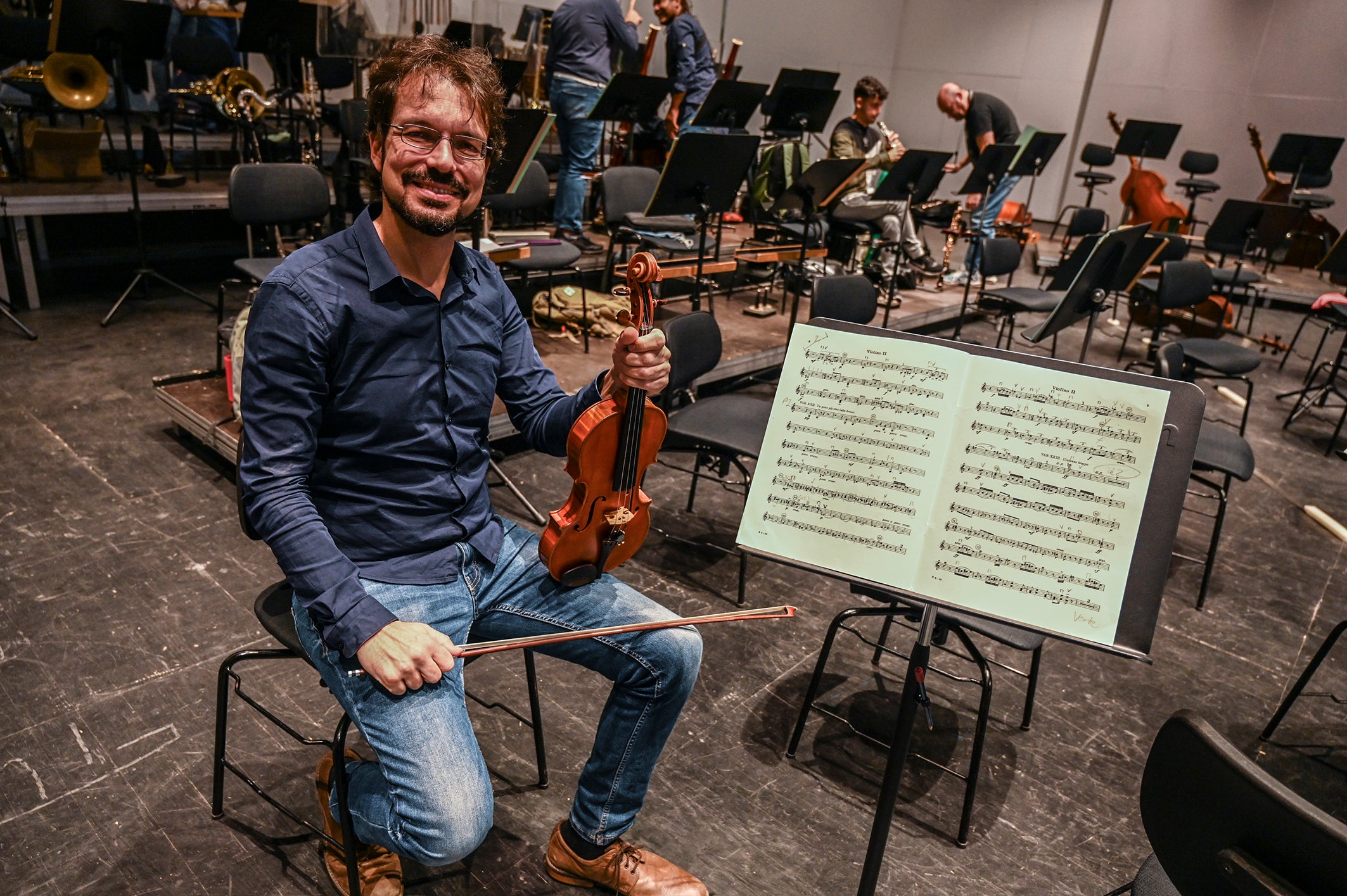 El violinista, Santiago Pavón.