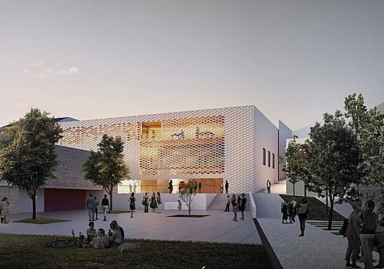 La futura sede en Santa María.